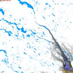 Jokkmokk, without labels, SLR +50.0 m