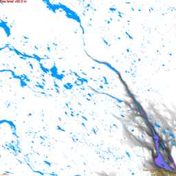 Jokkmokk, without labels, SLR +60.0 m