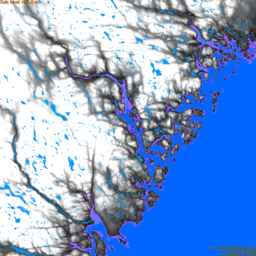 Kramfors, without labels, SLR +25.0 m