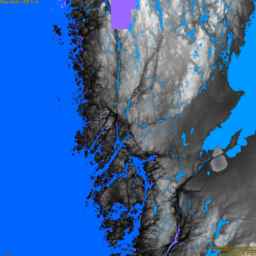 Munkedal, without labels, SLR +2.5 m