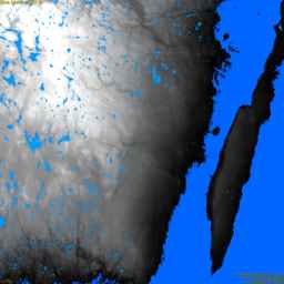 Nybro, without labels, SLR +0.0 m