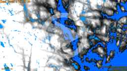 Kramfors, without labels, SLR +15.0 m