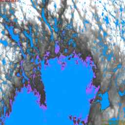 Hammarö, with labels, SLR +55.0 m