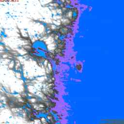 Hudiksvall, with labels, SLR +55.0 m