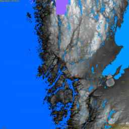 Munkedal, with labels, SLR +1.0 m