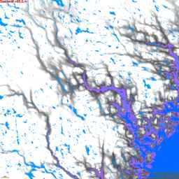 Sollefteå, with labels, SLR +65.0 m