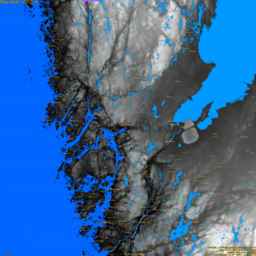 Uddevalla, with labels, SLR +1.0 m