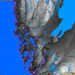 Uddevalla, with labels, SLR +12.0 m