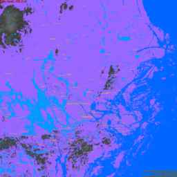 Vallentuna, with labels, SLR +55.0 m