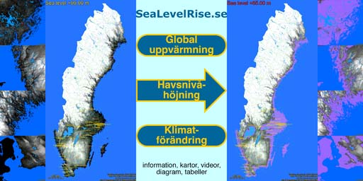 Havsnivåhöjningsillustration